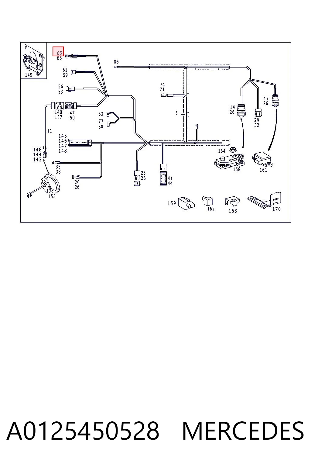 A0125450528 Mercedes