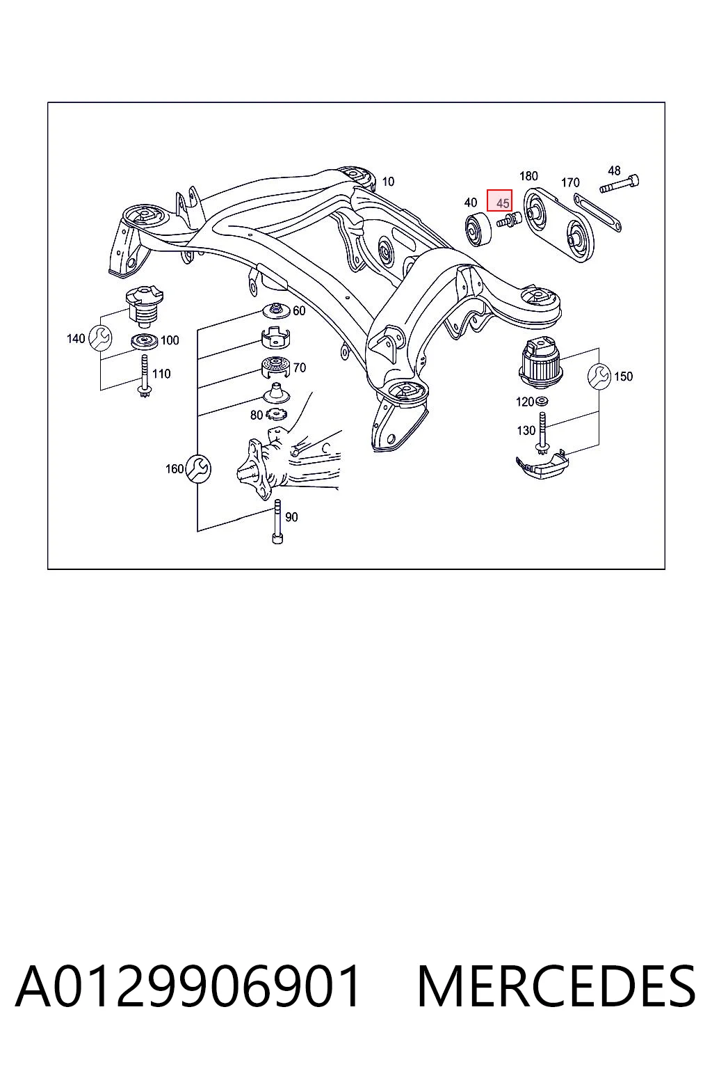 A0129906901 Mercedes