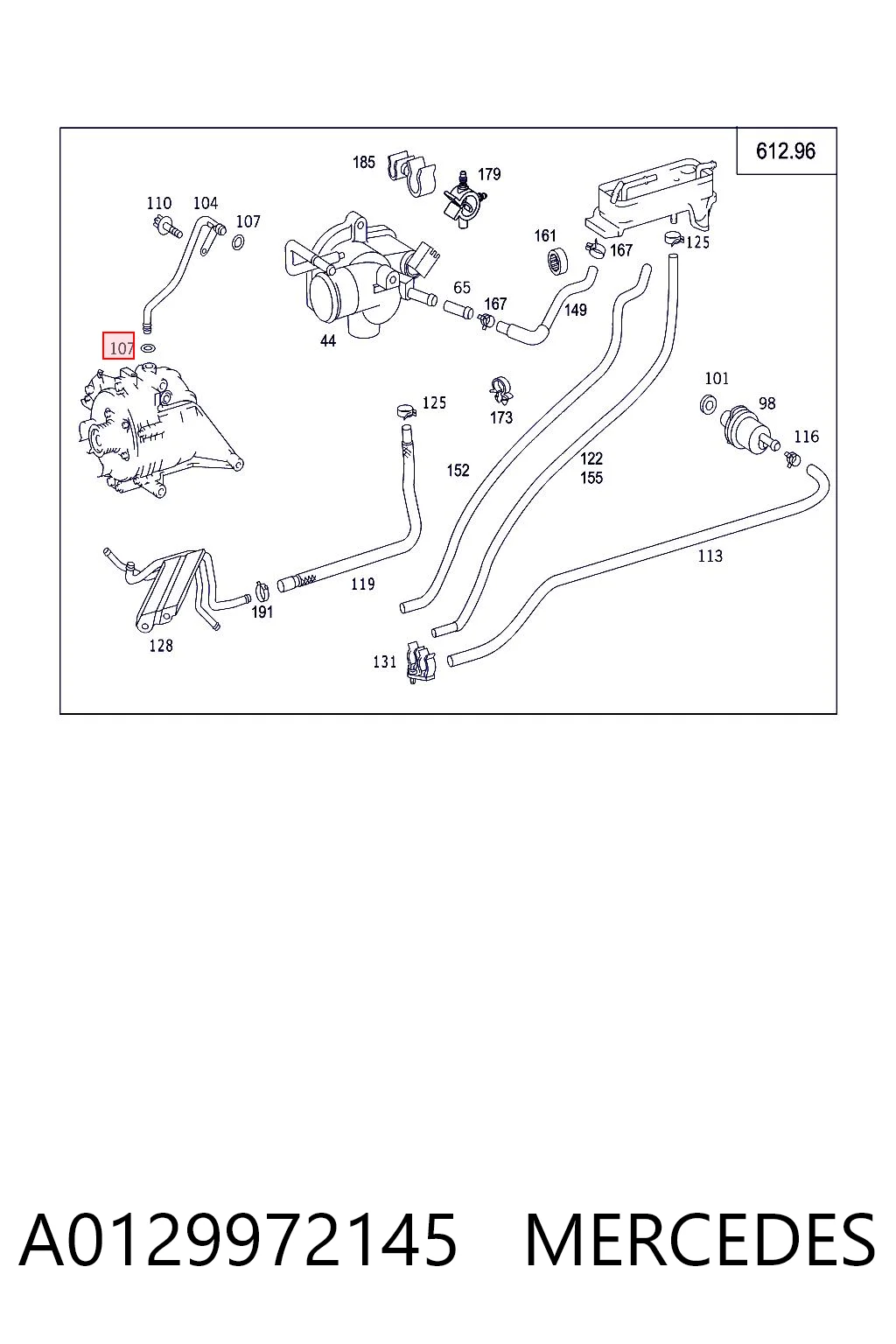 A0129972145 Mercedes