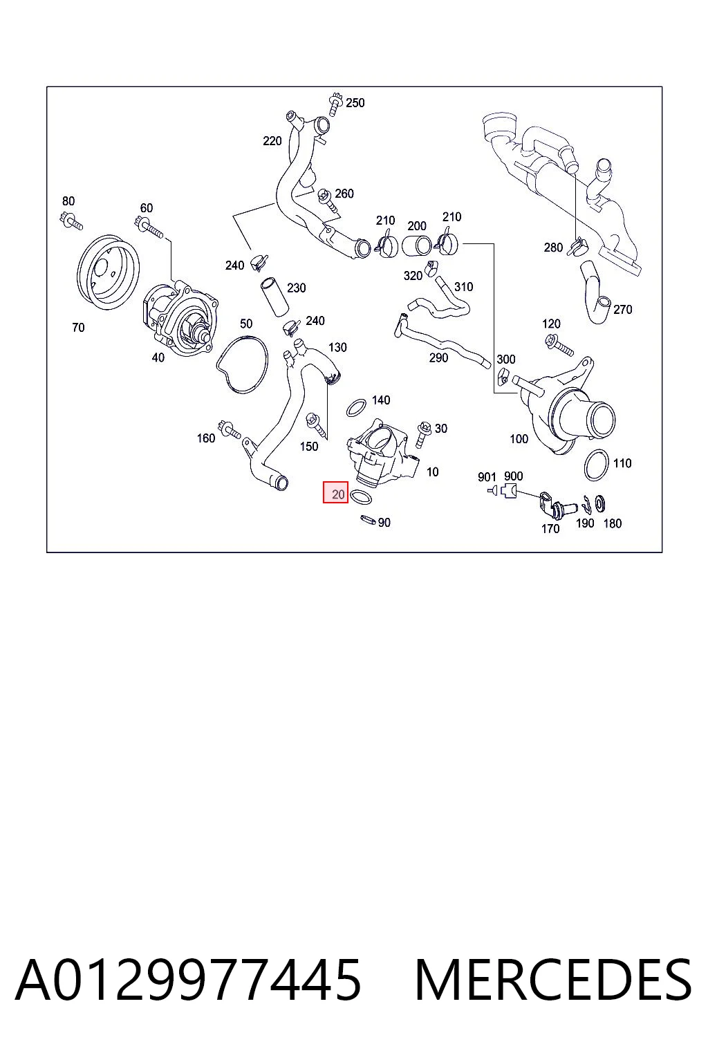 A0129977445 Mercedes