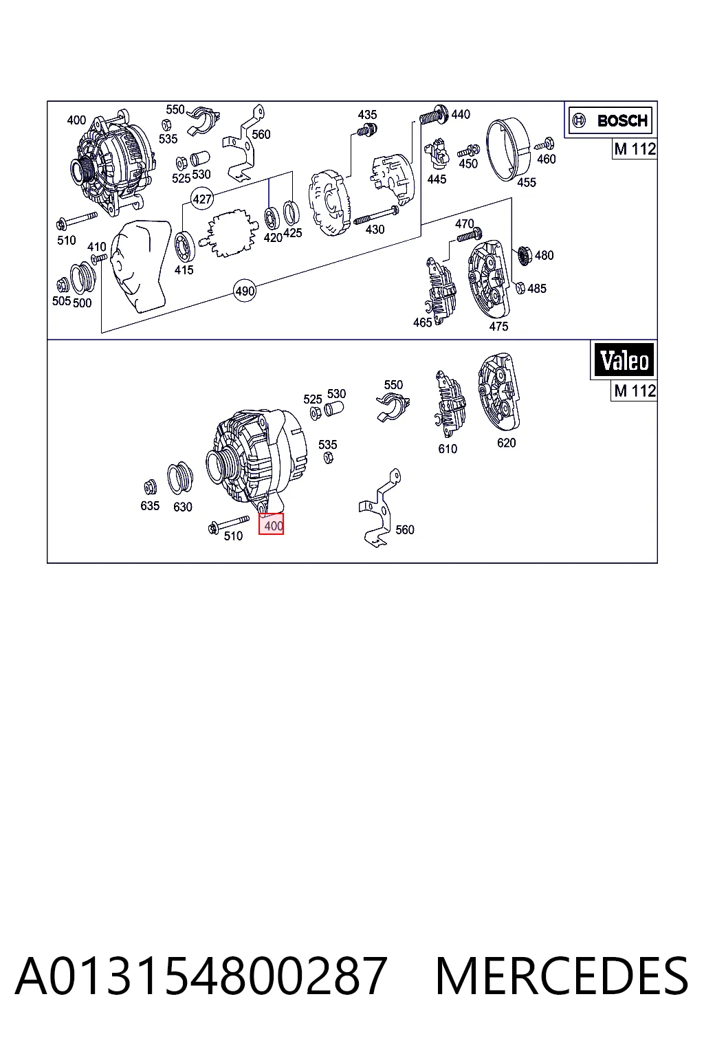 A013154800287 Mercedes