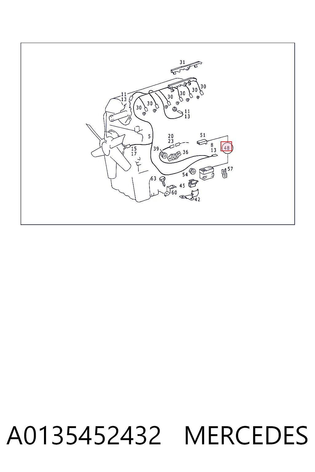A0135452432 Mercedes