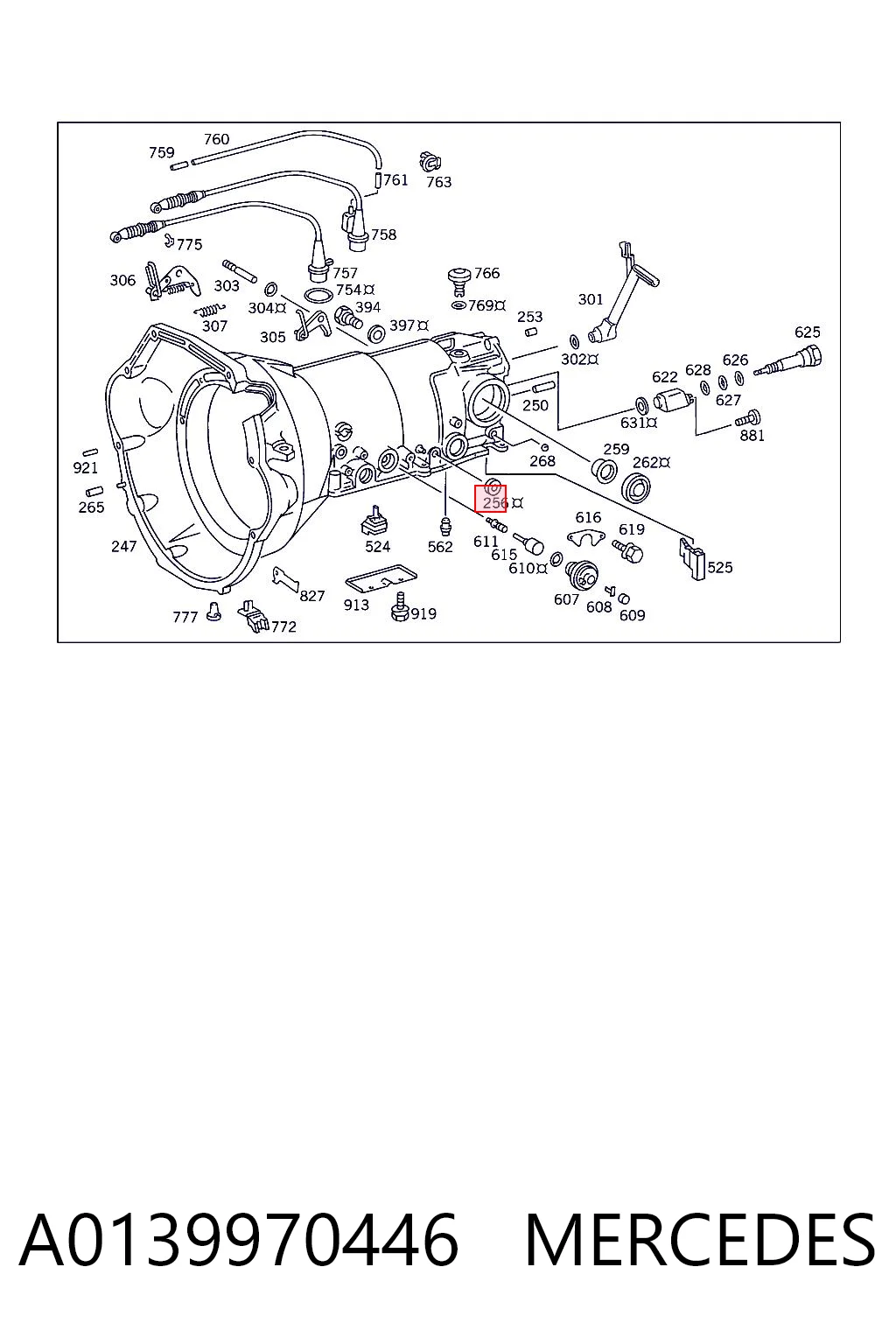 A0139970446 Mercedes