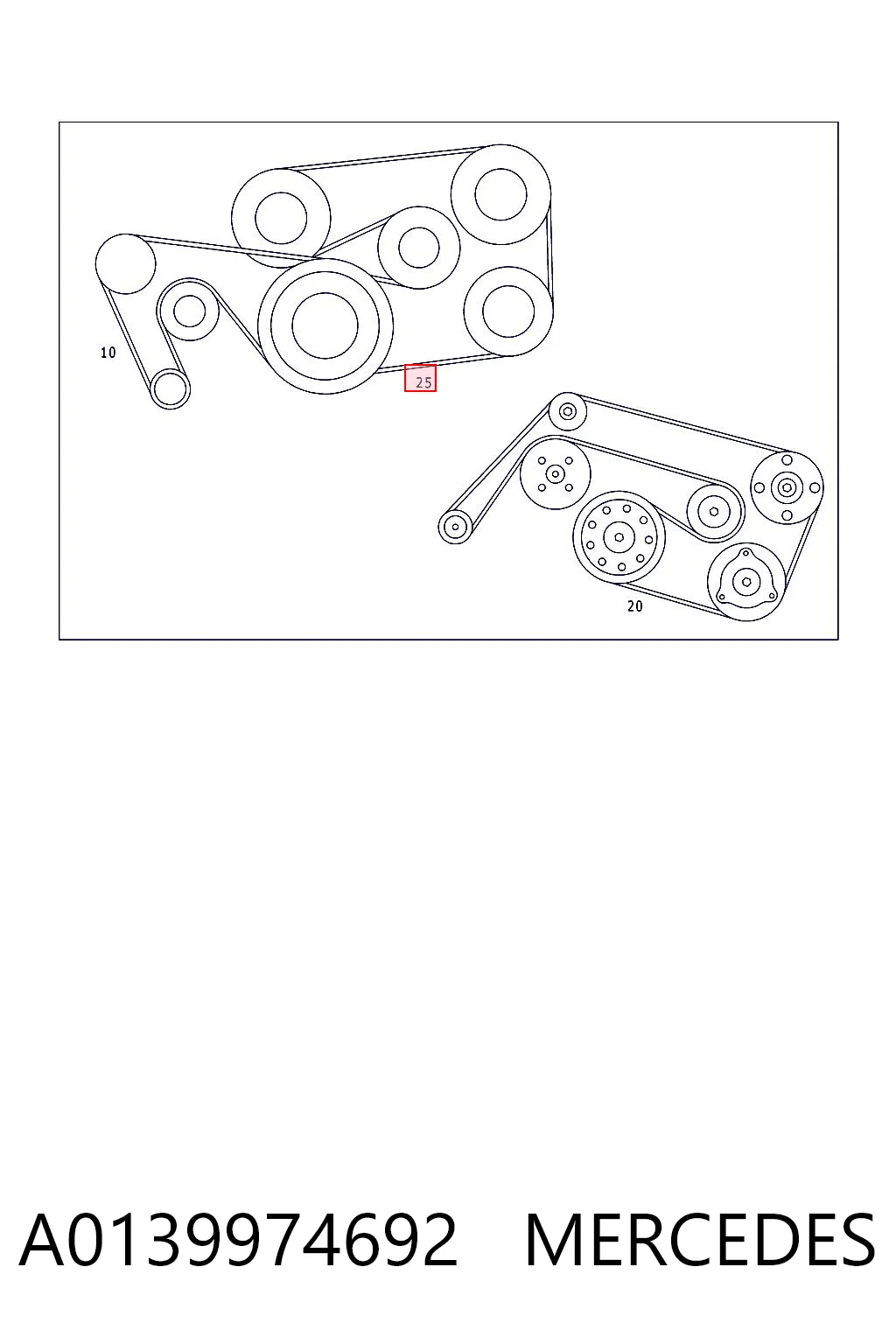 A0139974692 Mercedes