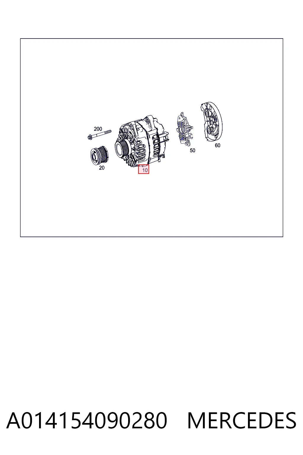 A014154090280 Mercedes