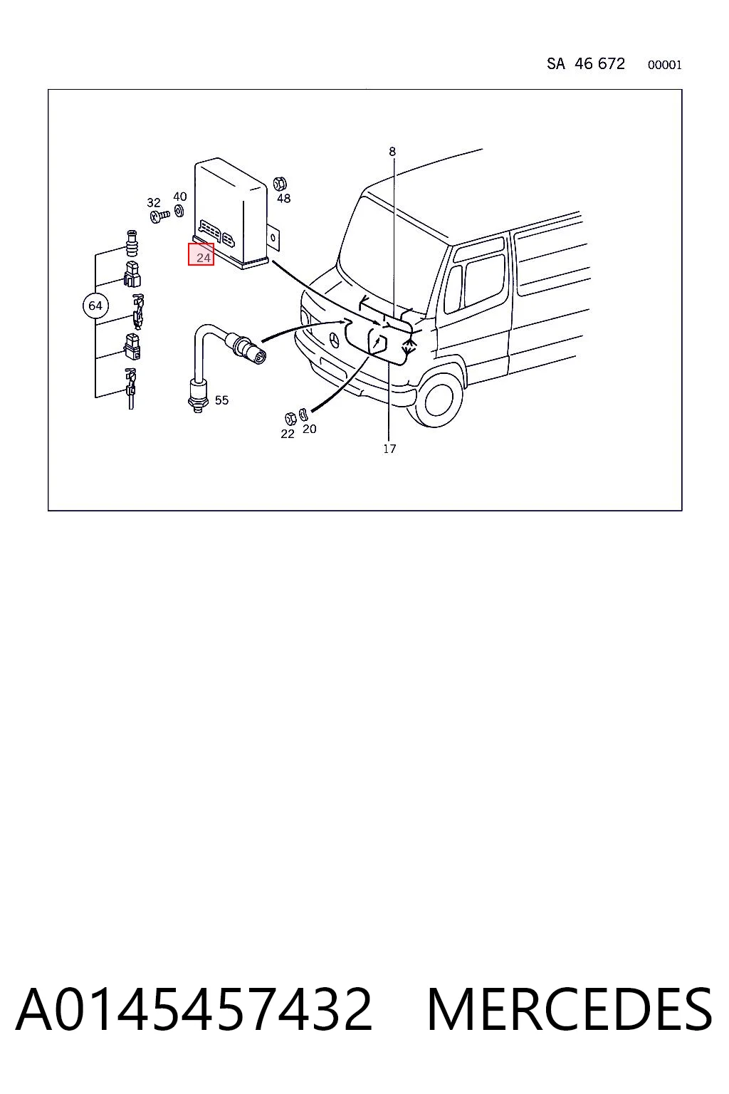 A0145457432 Mercedes