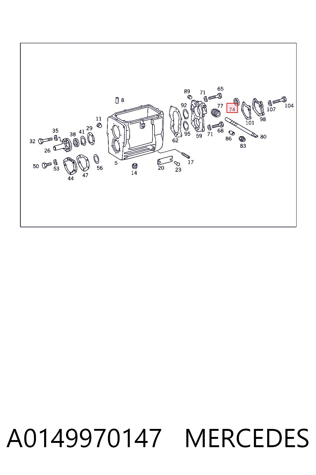 A0149970147 Mercedes