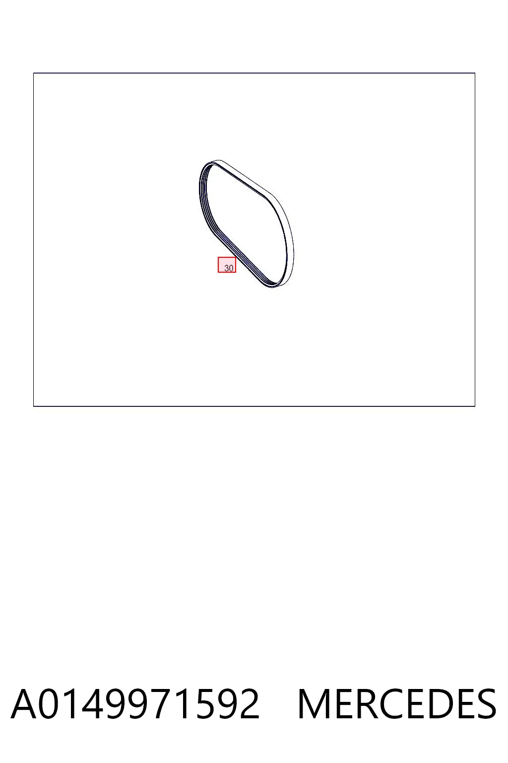 Comprar XW4E8620AD Jaguar Correa trapezoidal