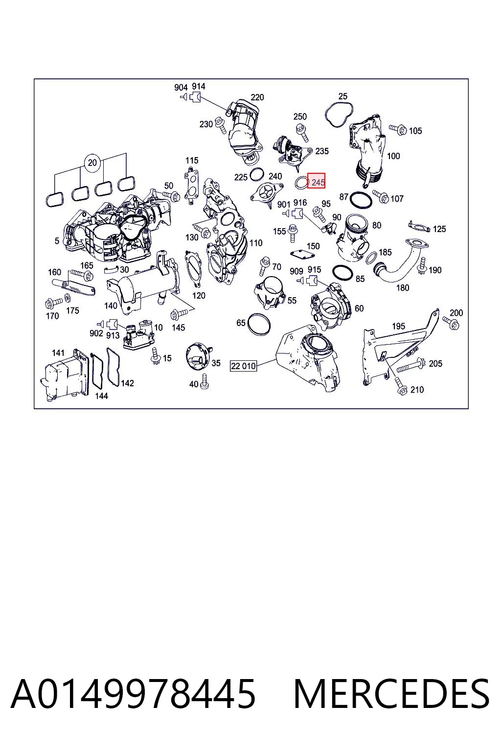 A0149978445 Mercedes
