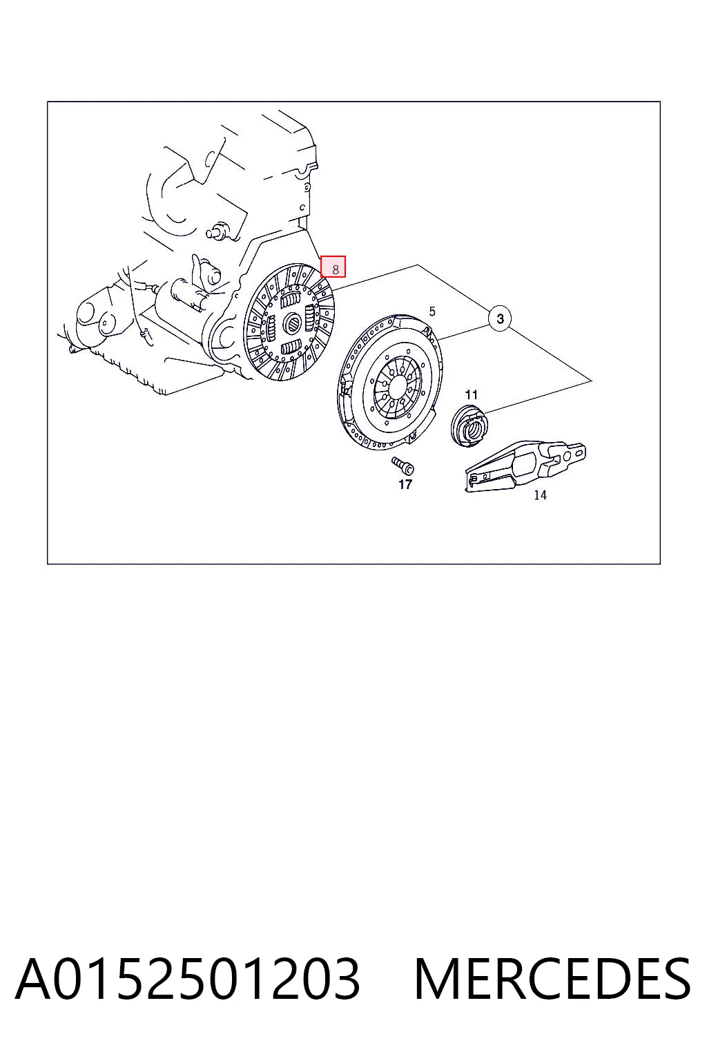A0152501203 Mercedes