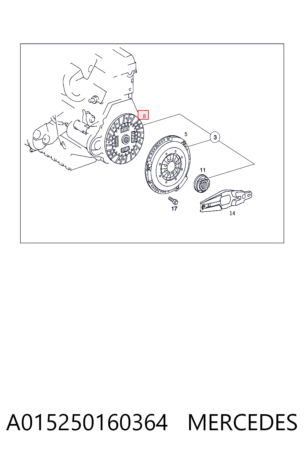 Embrague de disco Audi 80 B4