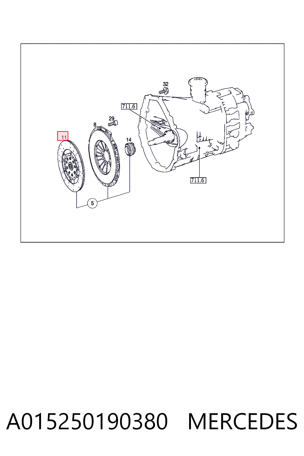 Comprar Disco de embrague Mercedes Sprinter  904 a bajo precio
