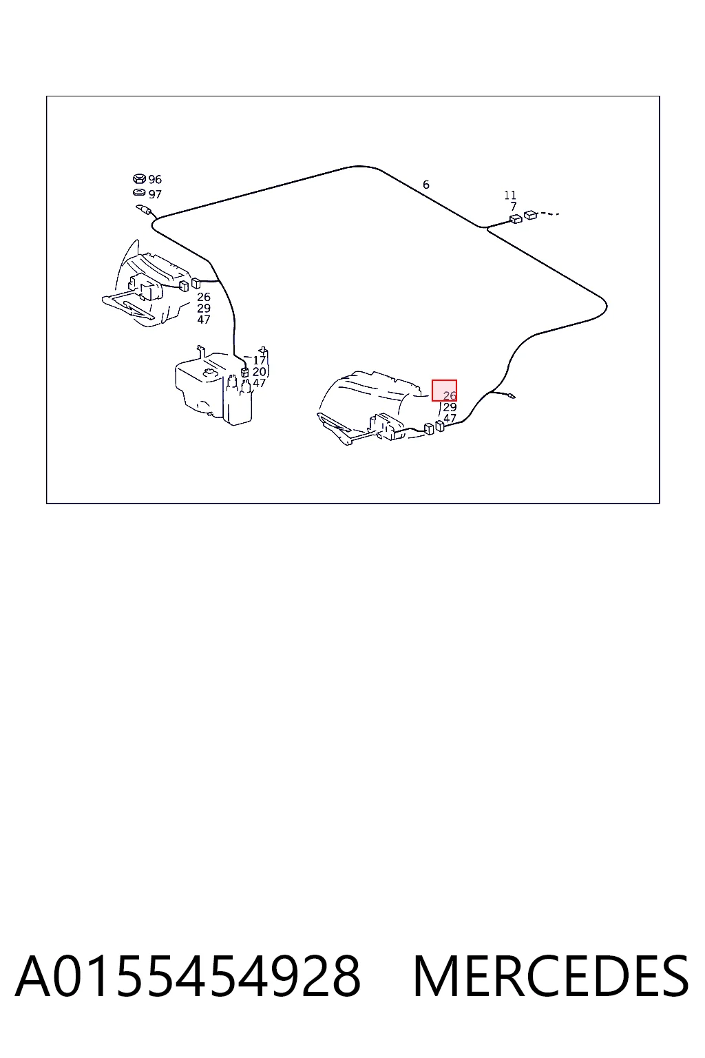 A0155454928 Mercedes