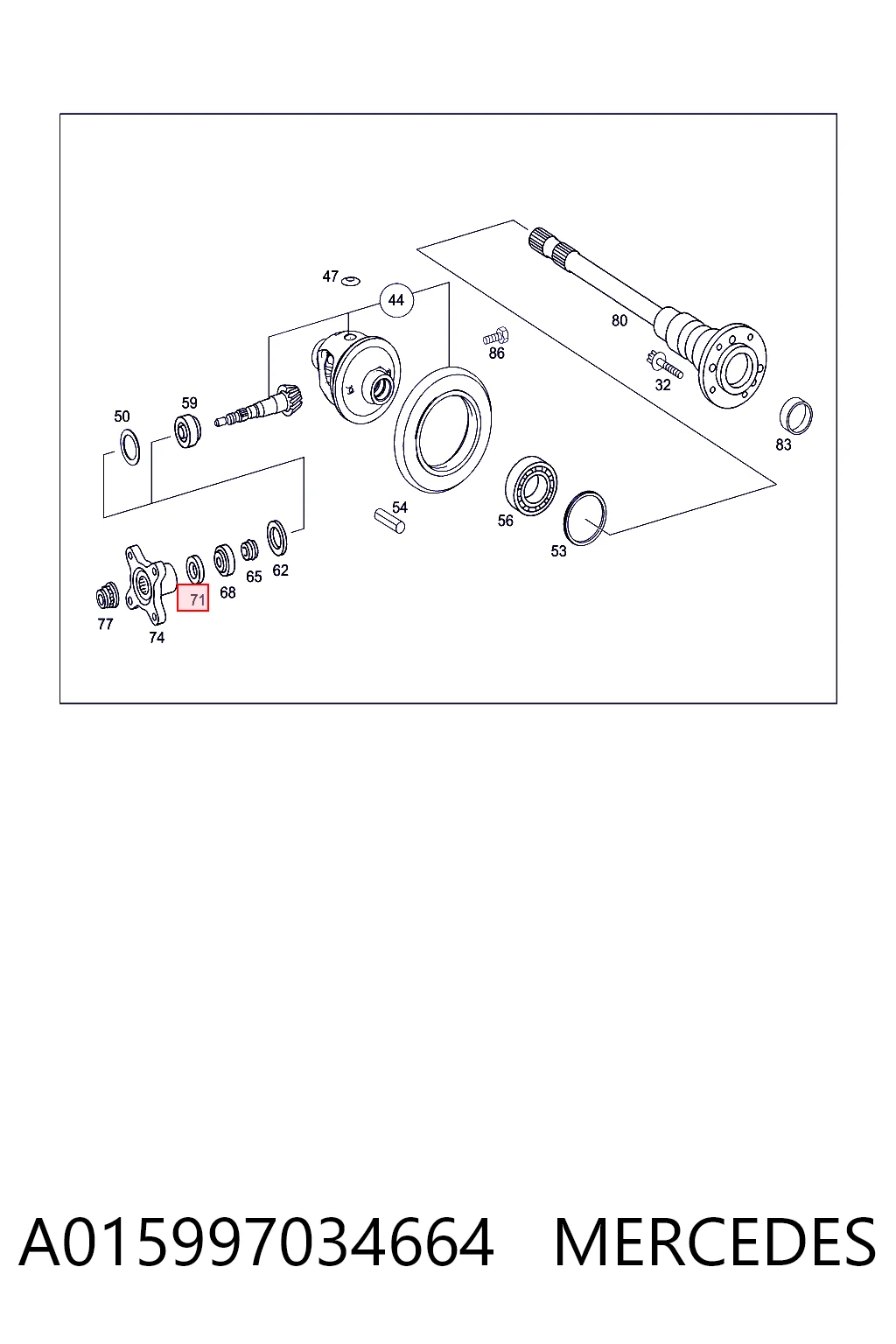 A015997034664 Mercedes