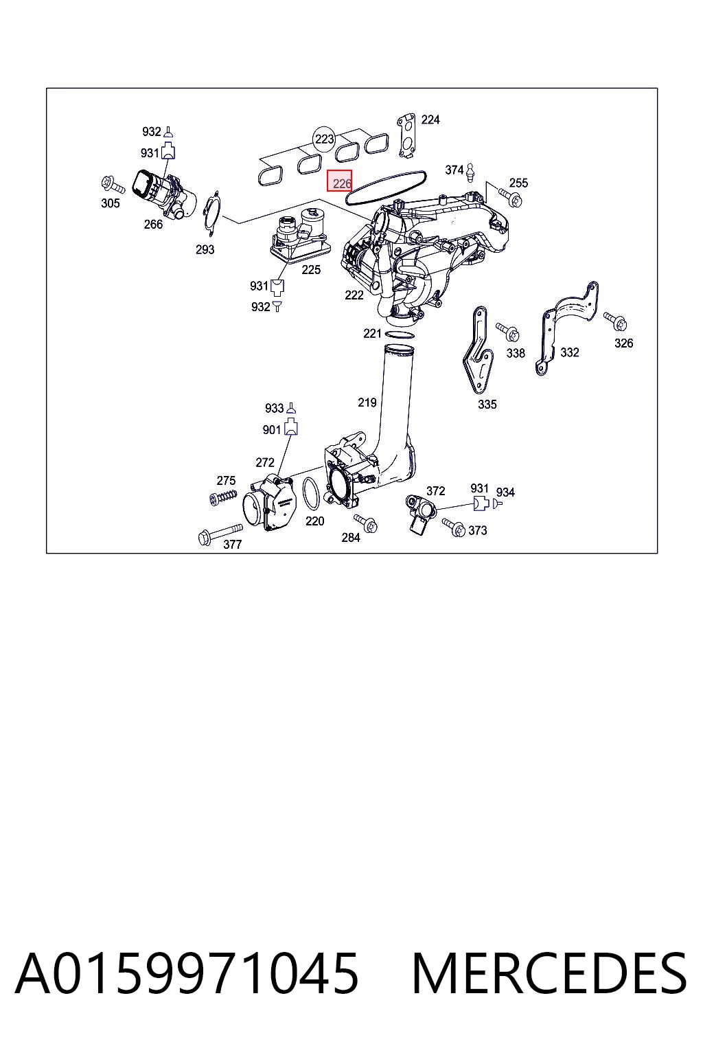 A0159971045 Mercedes