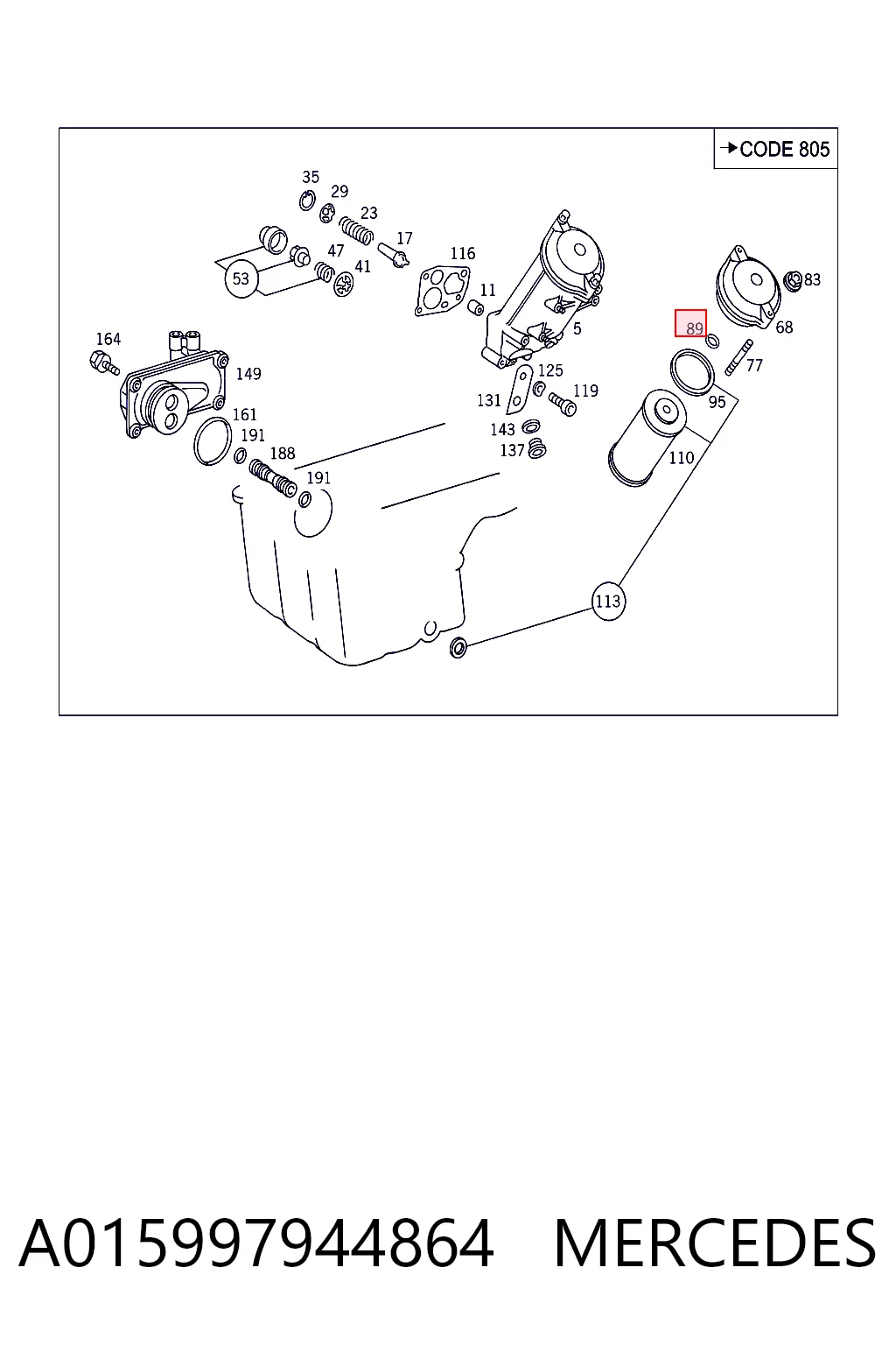 A015997944864 Mercedes