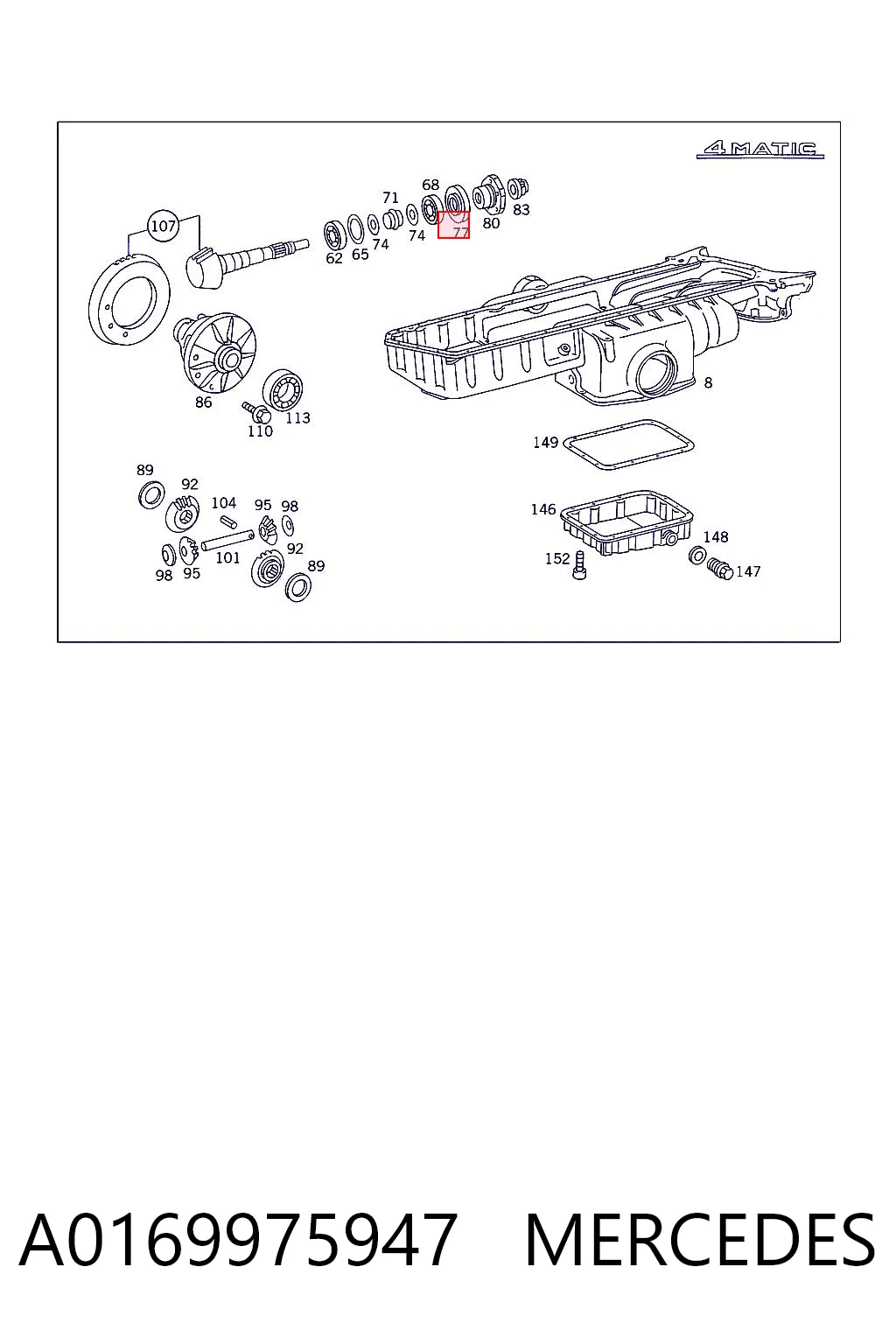 A0169975947 Mercedes