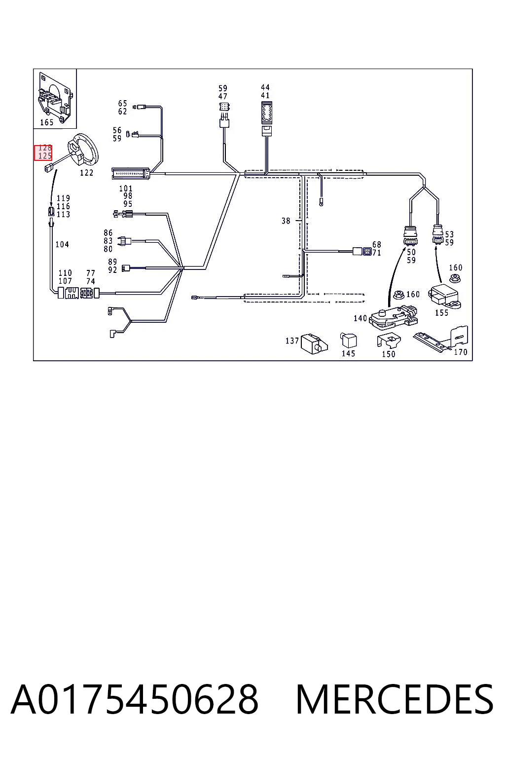 A0175450628 Mercedes