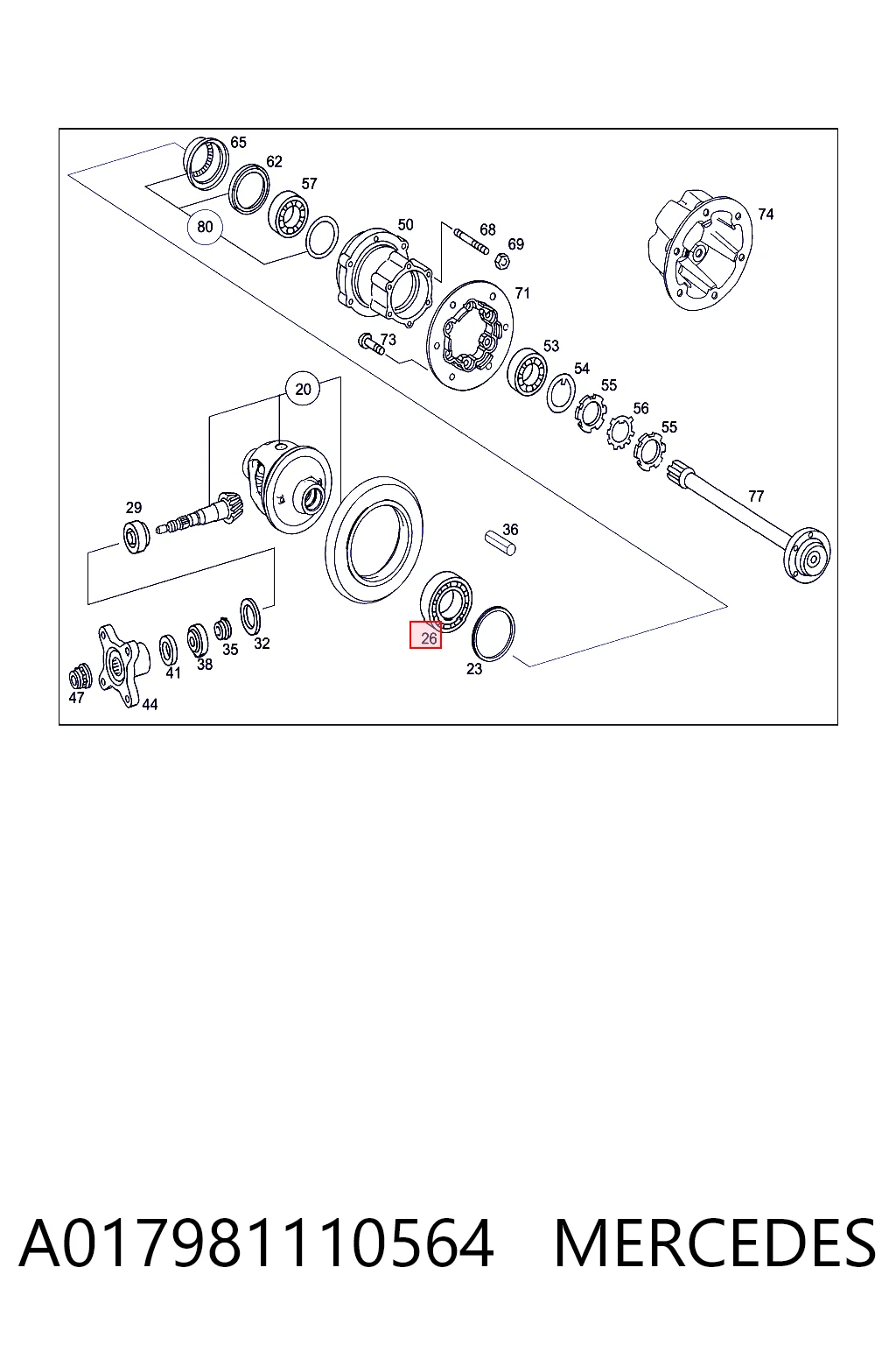 A017981110564 Mercedes