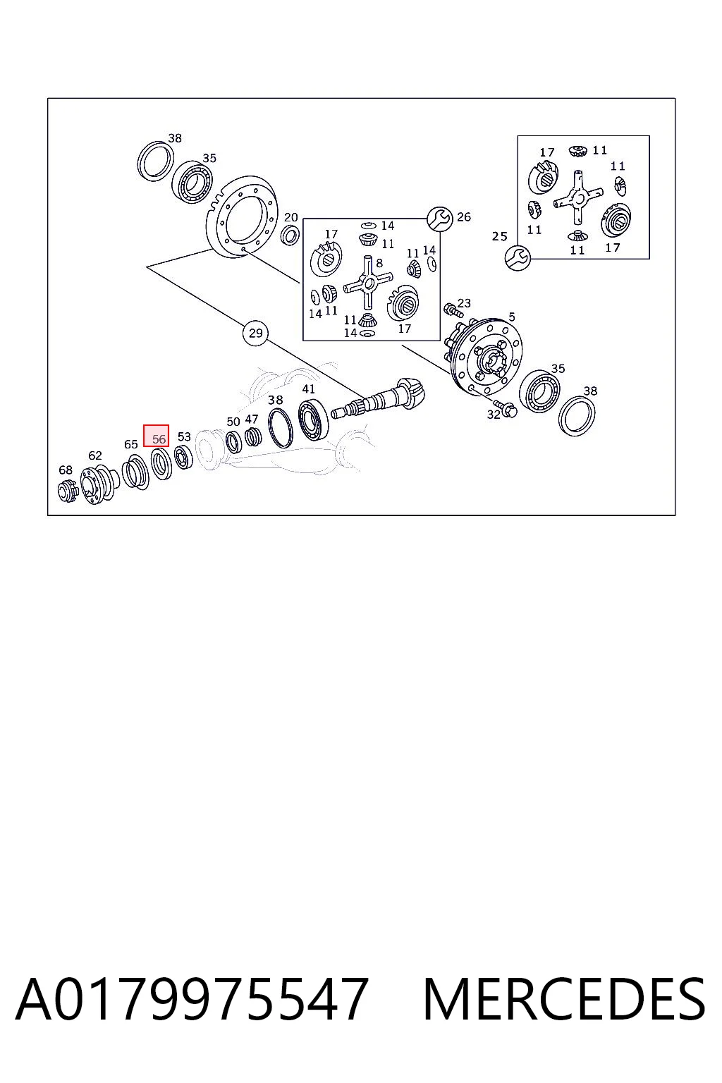 A0179975547 Mercedes