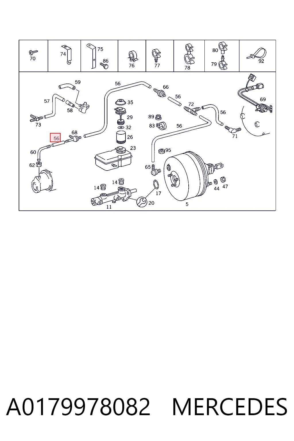 A0179978082 Mercedes