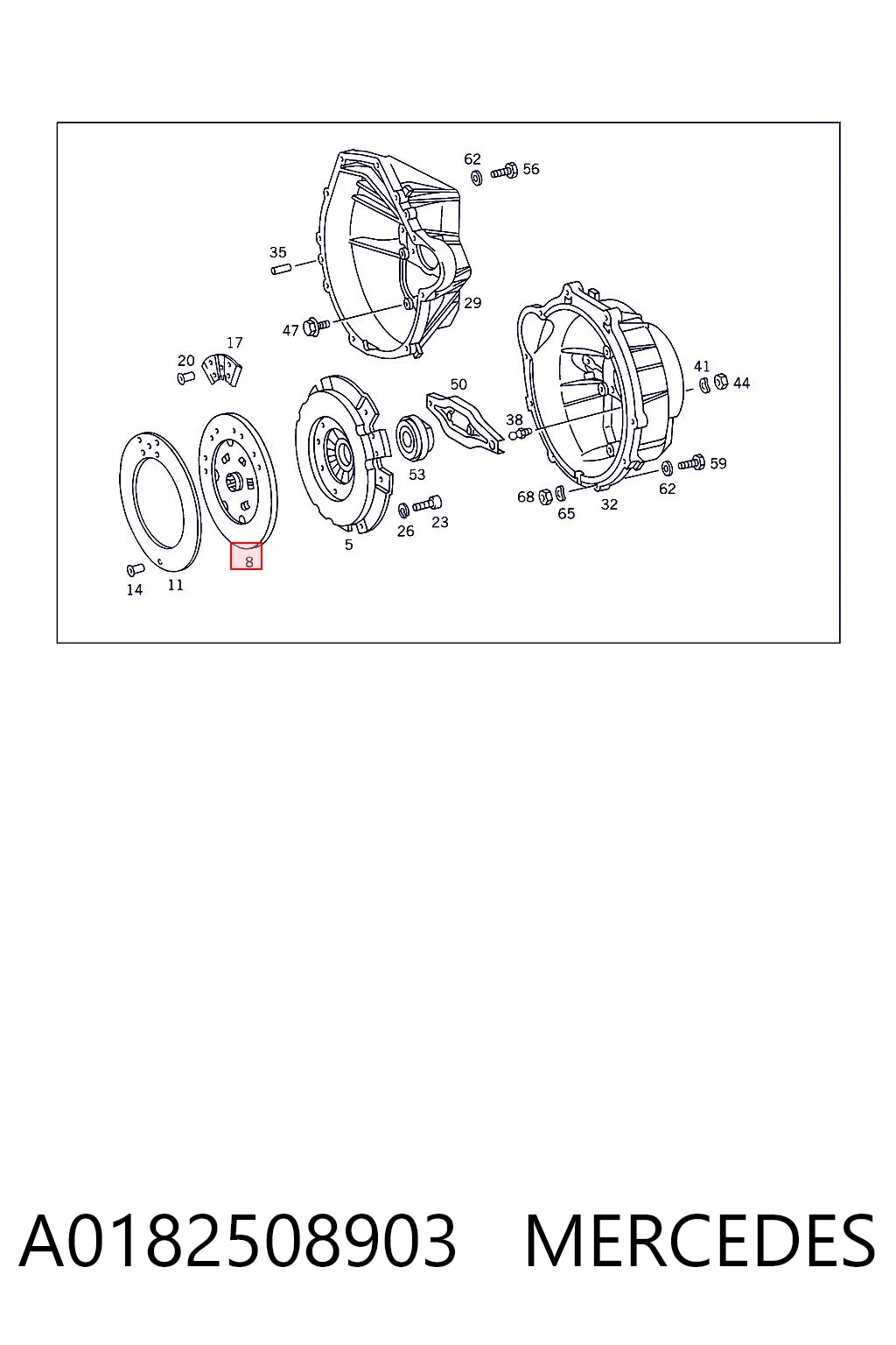 Comprar Disco de embrague Mercedes Bus 207-310  601