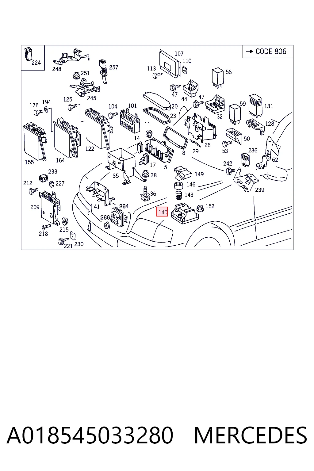 A018545033280 Mercedes