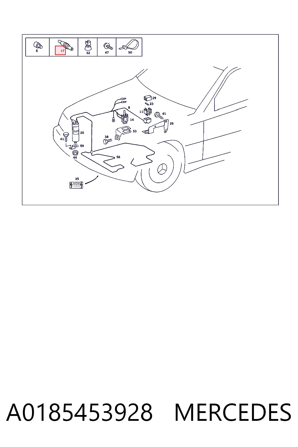 A0185453928 Mercedes