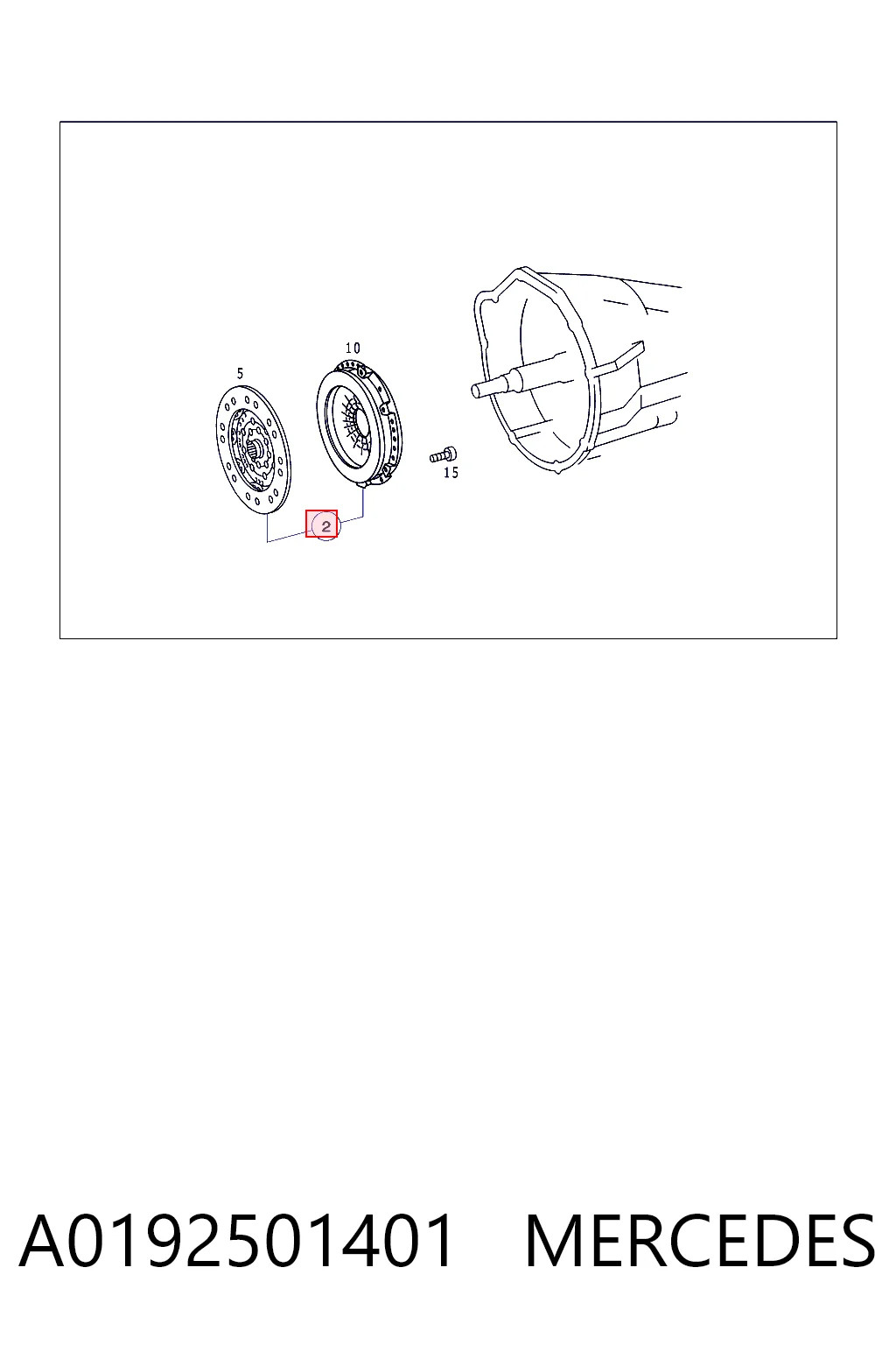 A0192501401 Mercedes