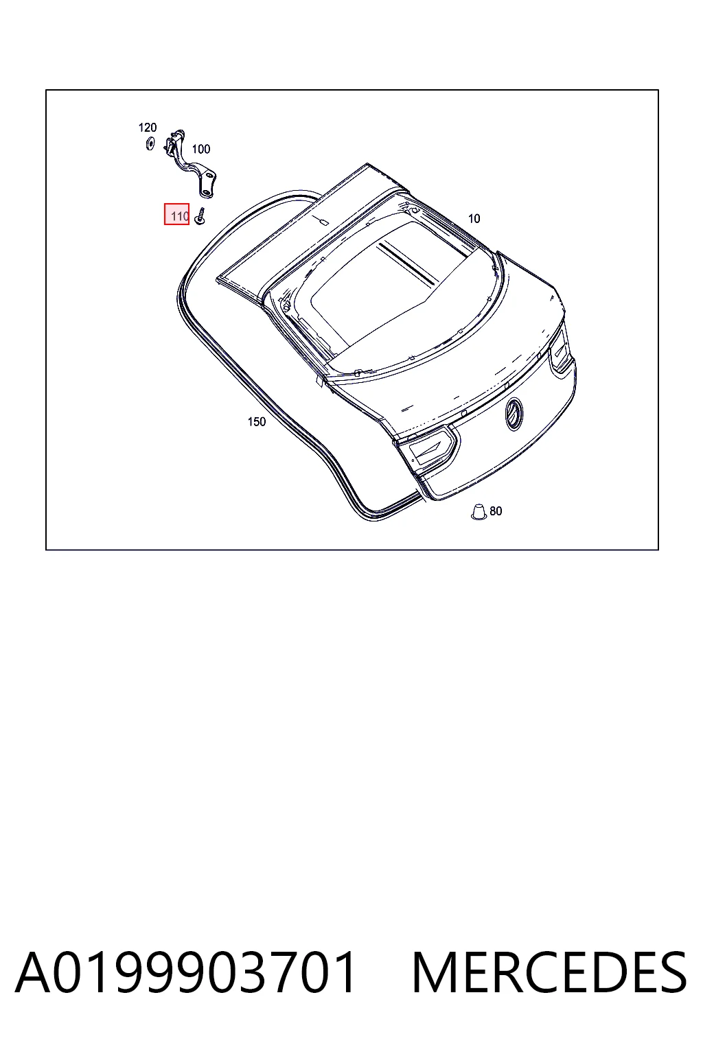 A0199903701 Mercedes