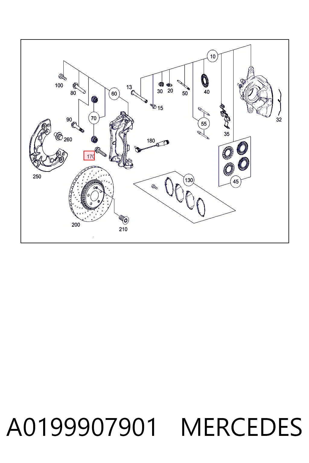 A0199907901 Mercedes
