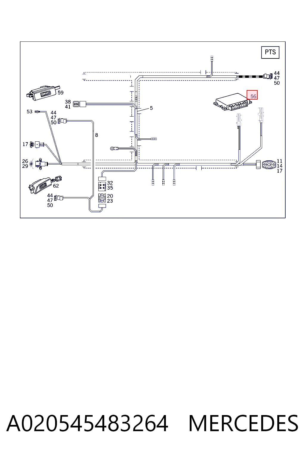 A020545483264 Mercedes