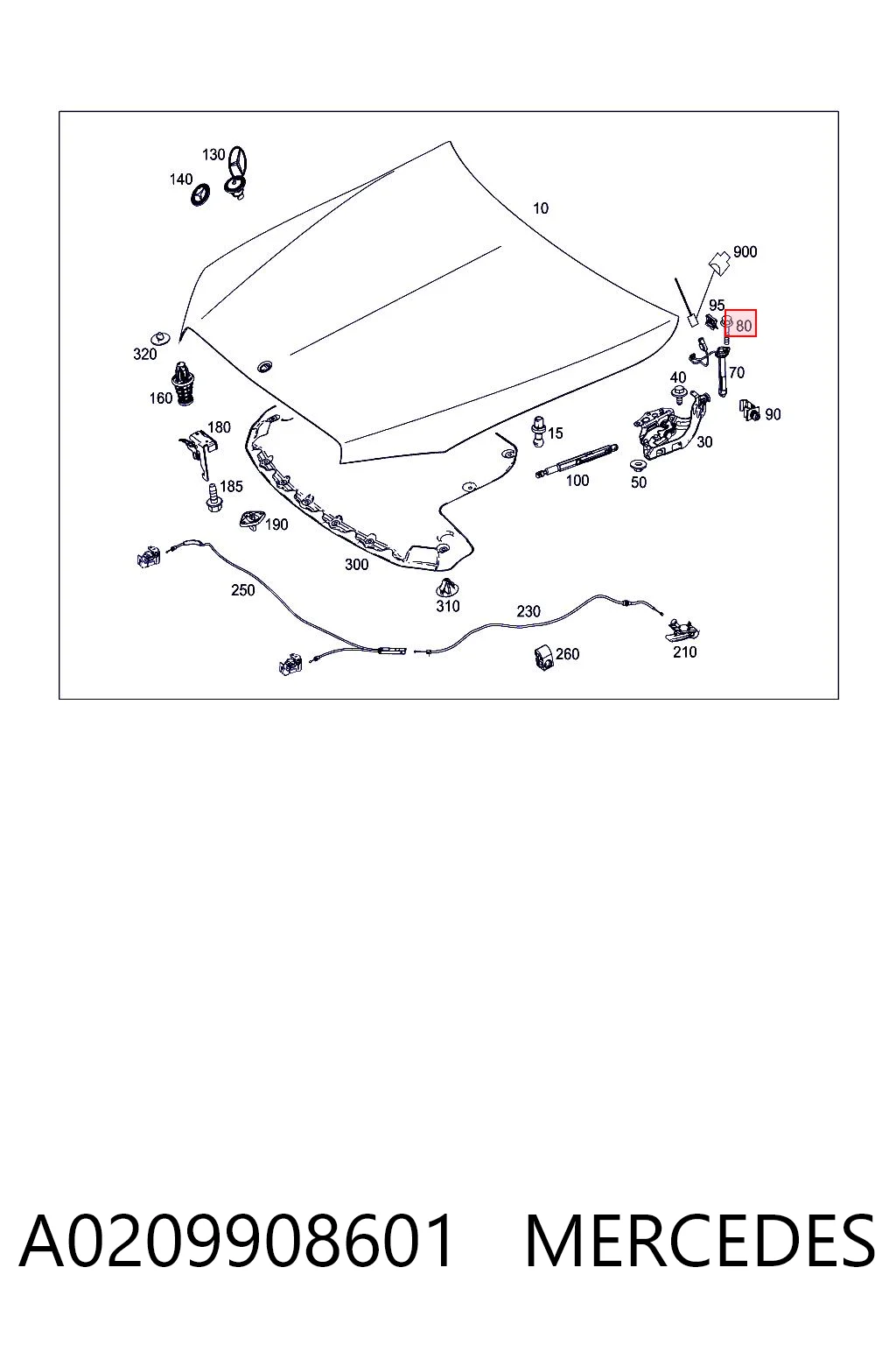 A0209908601 Mercedes