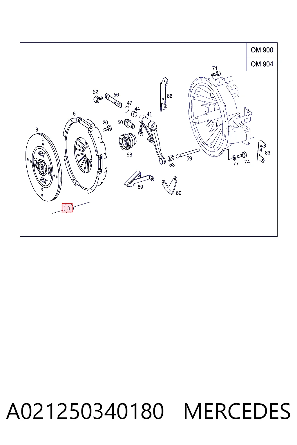 Kit de embrague Mercedes Benz Truck TRUCK ATEGO II camión plataforma/chasis comprar en España