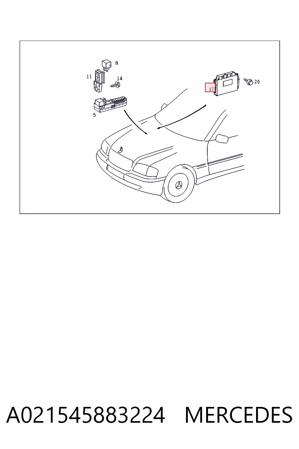 A021545883224 Mercedes