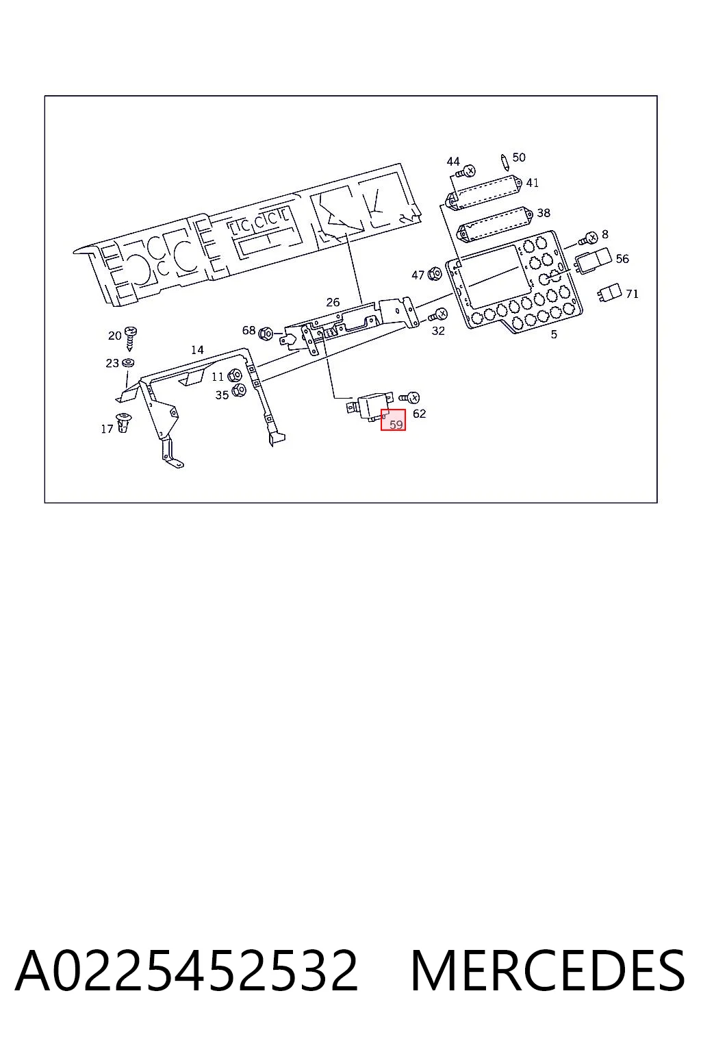 A0225452532 Mercedes