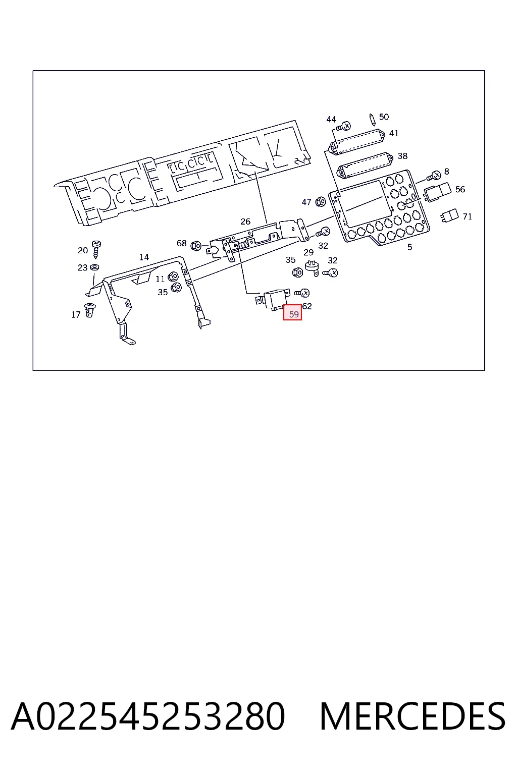 A022545253280 Mercedes