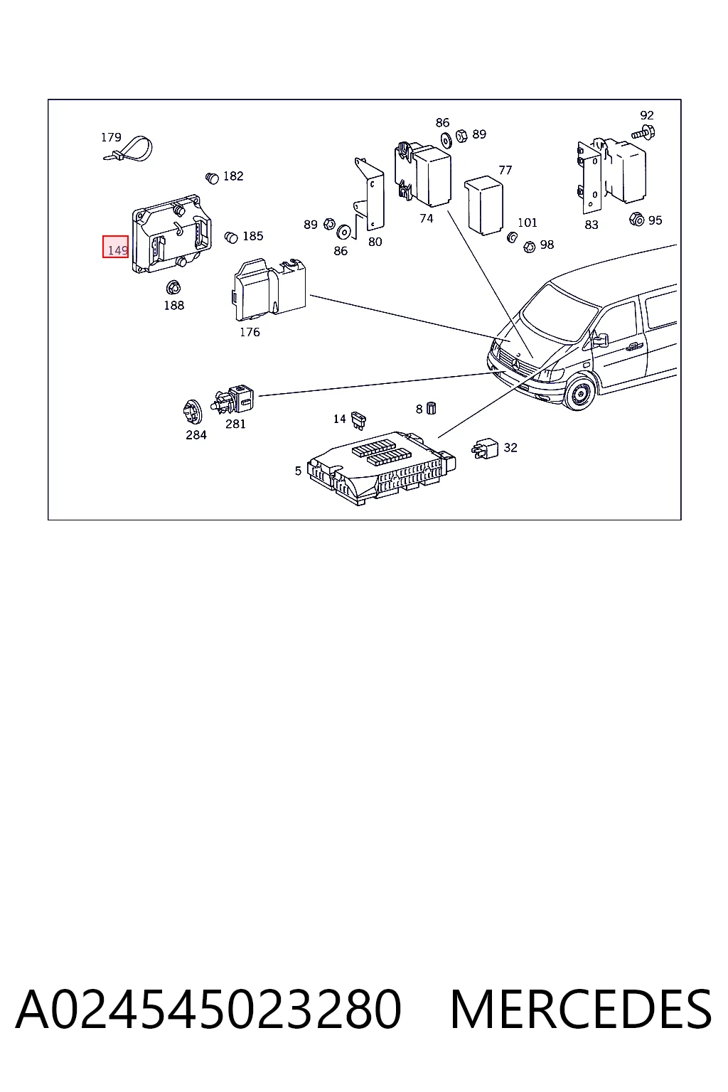 A024545023280 Mercedes