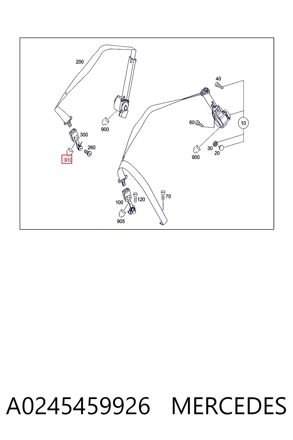 A0245459926 Mercedes