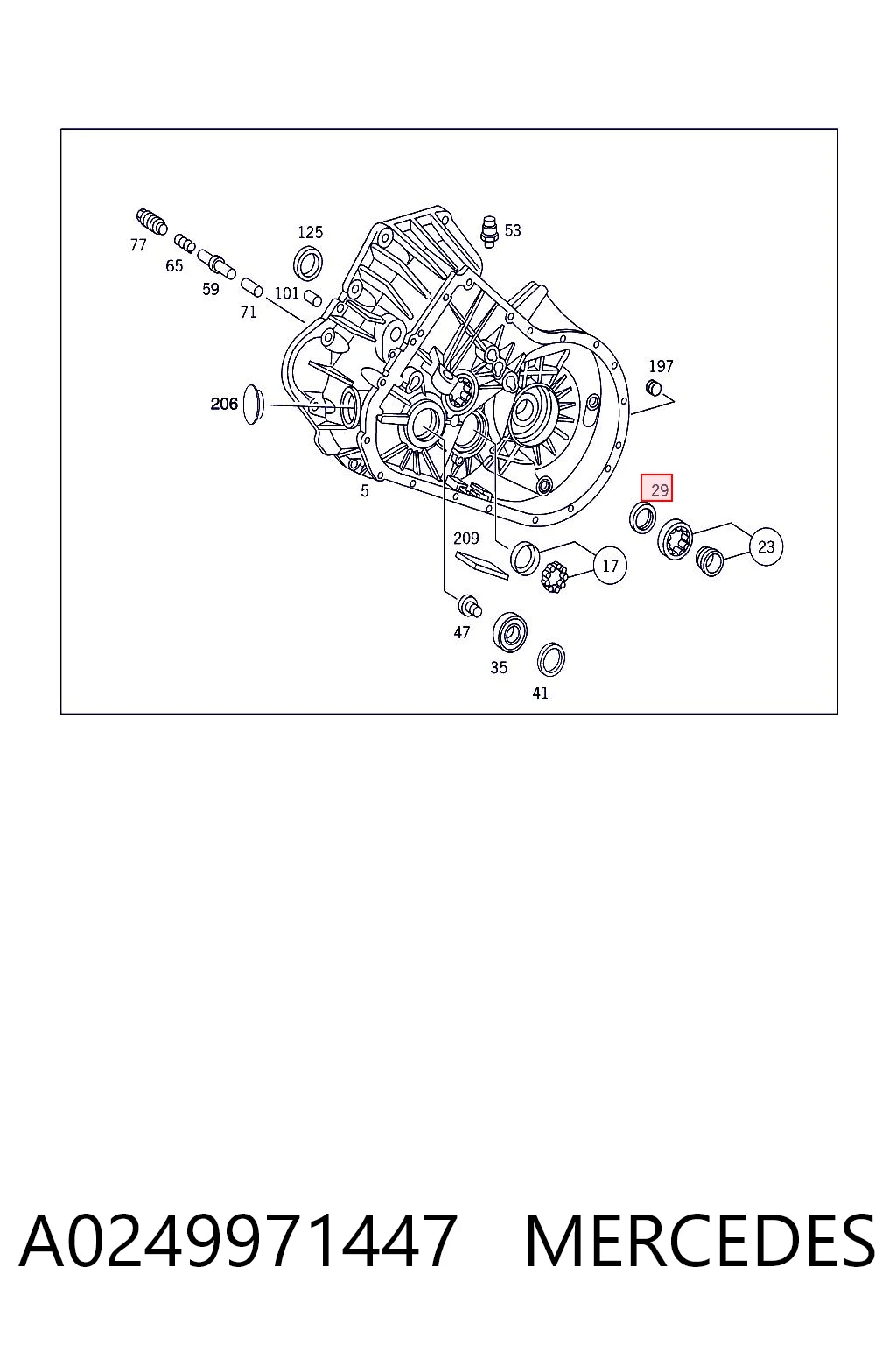 A0249971447 Mercedes