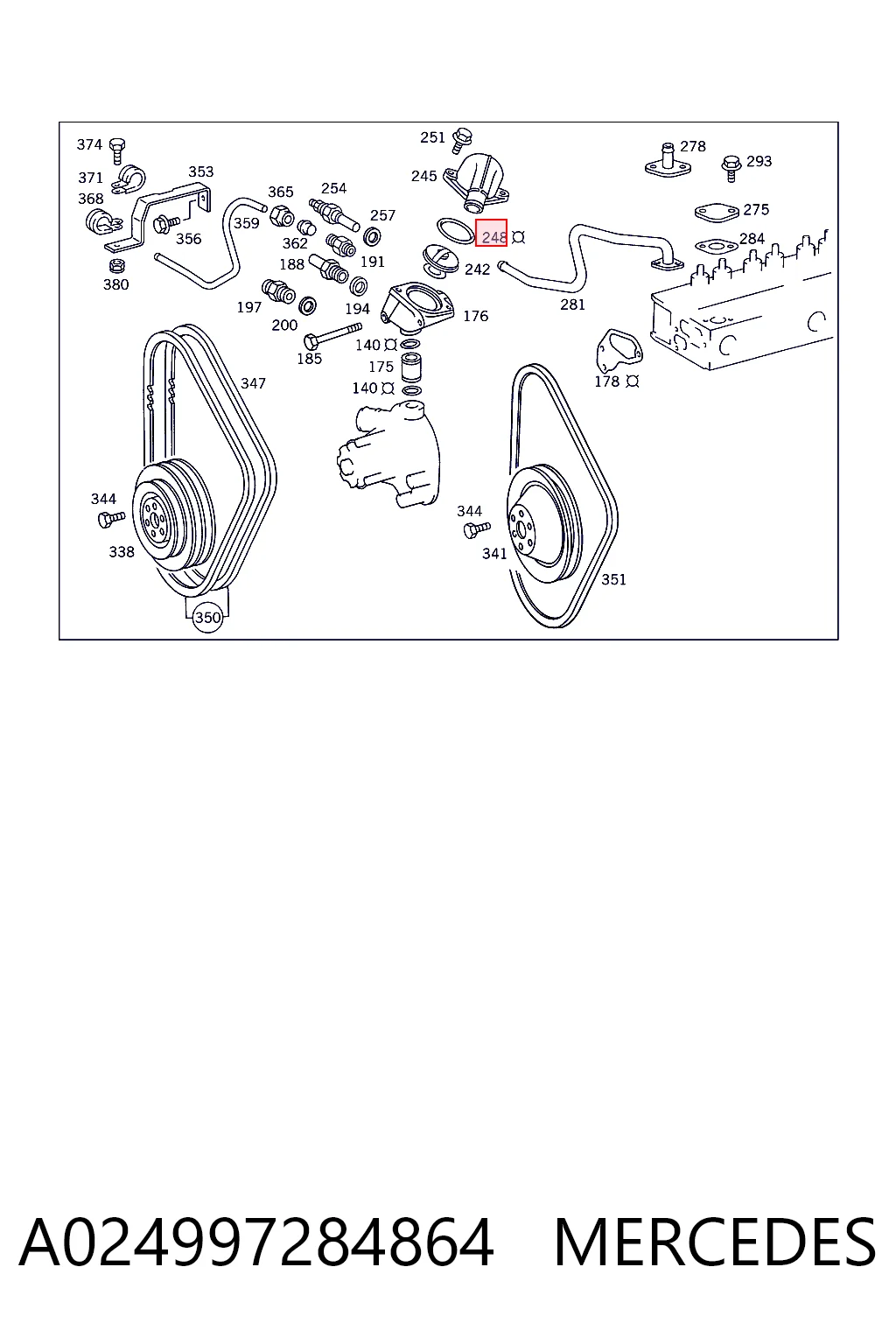 Junta de termostato Evobus/Setra 249972848 precio, desde 1,12 EUR