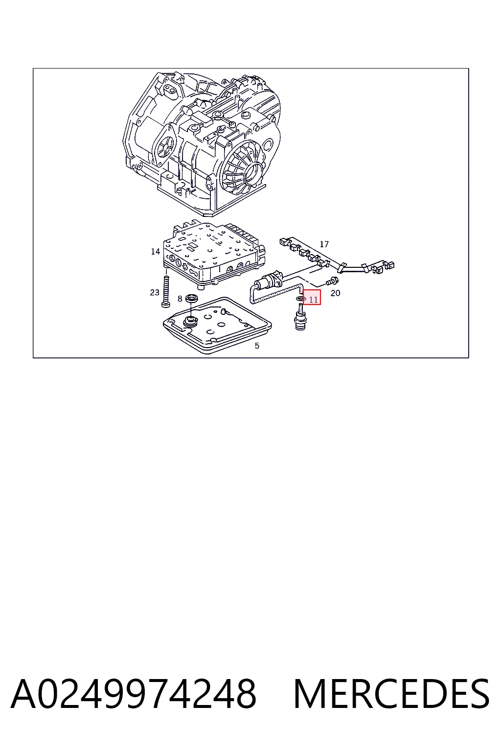 A0249974248 Mercedes