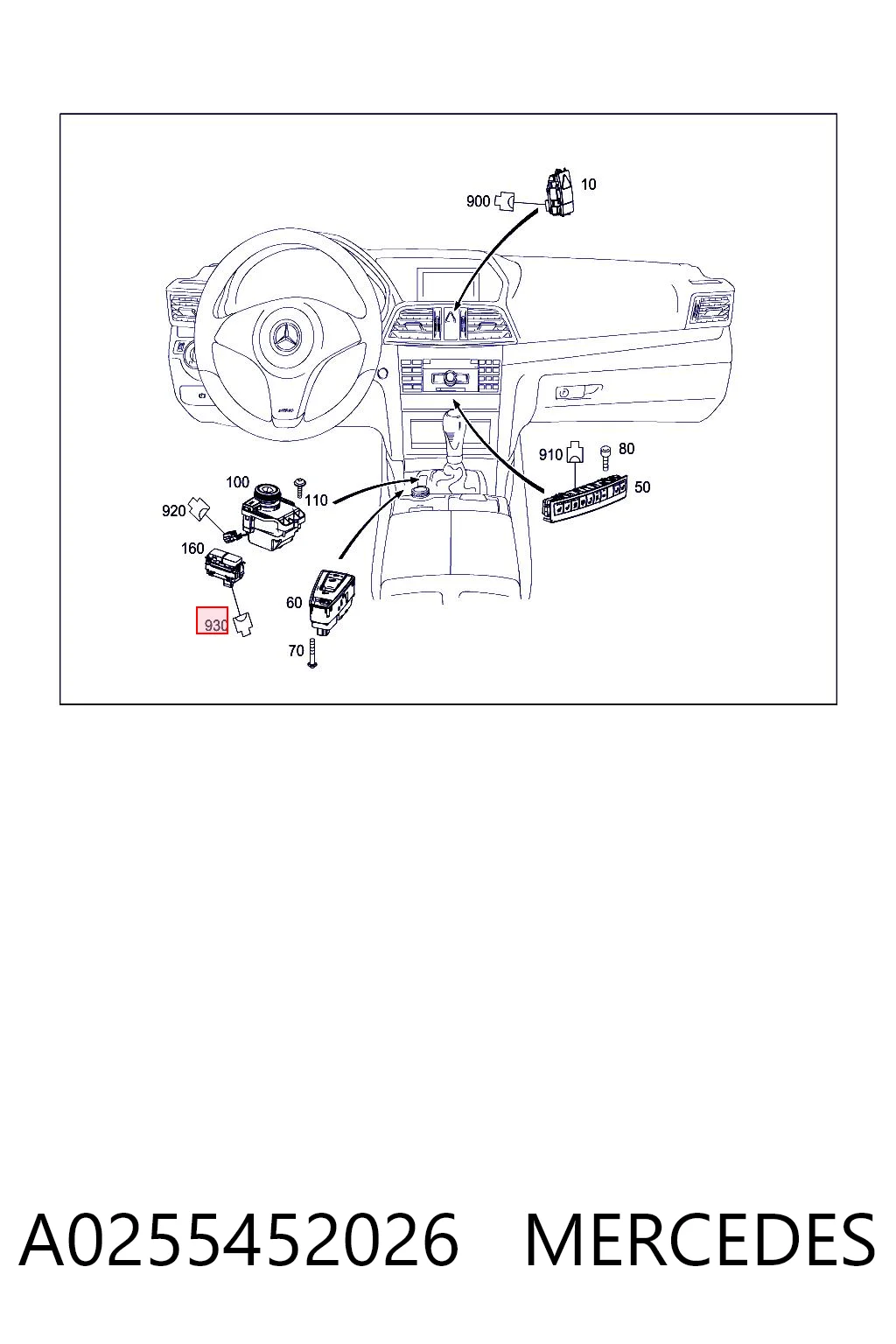 A0255452026 Mercedes