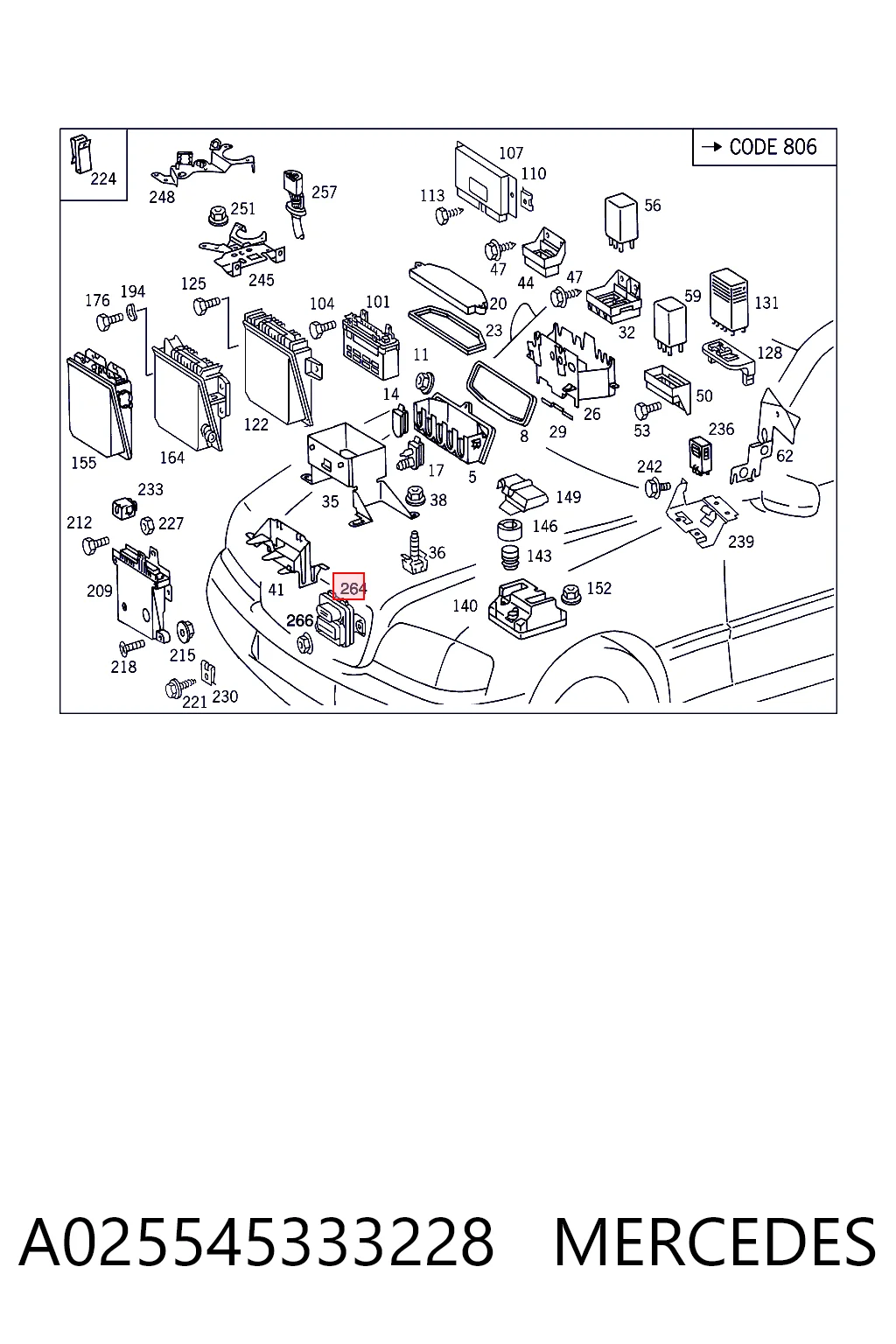 A025545333228 Mercedes