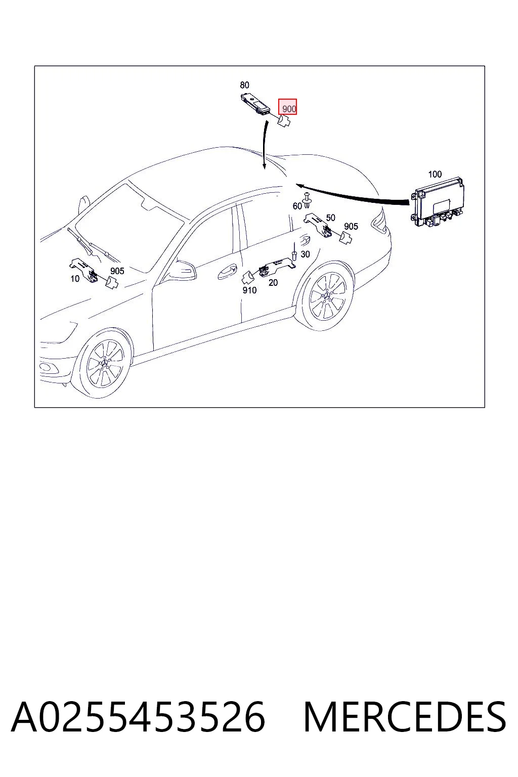 A0255453526 Mercedes