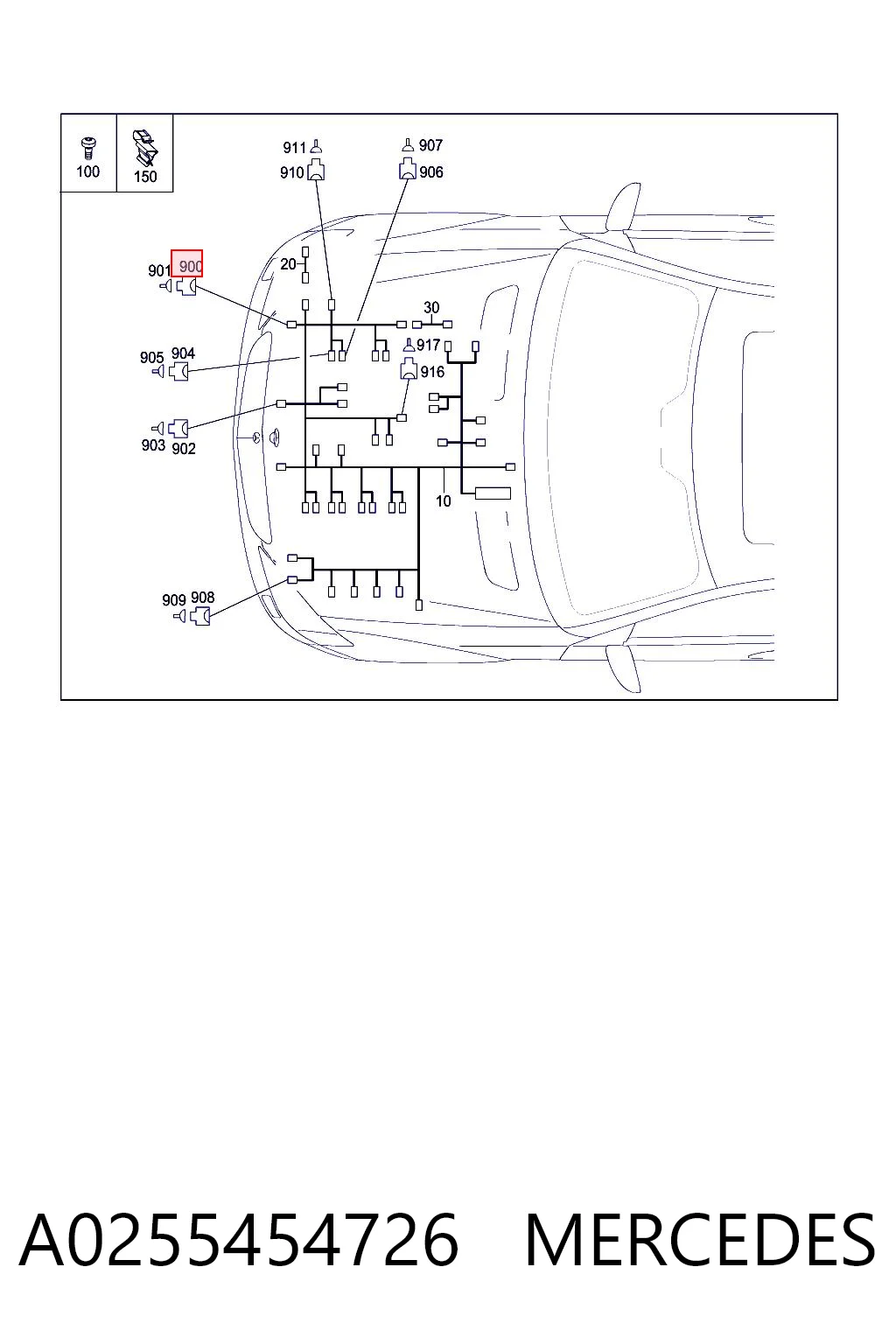 A0255454726 Mercedes