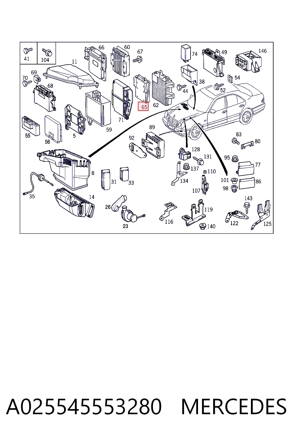 A025545553280 Mercedes