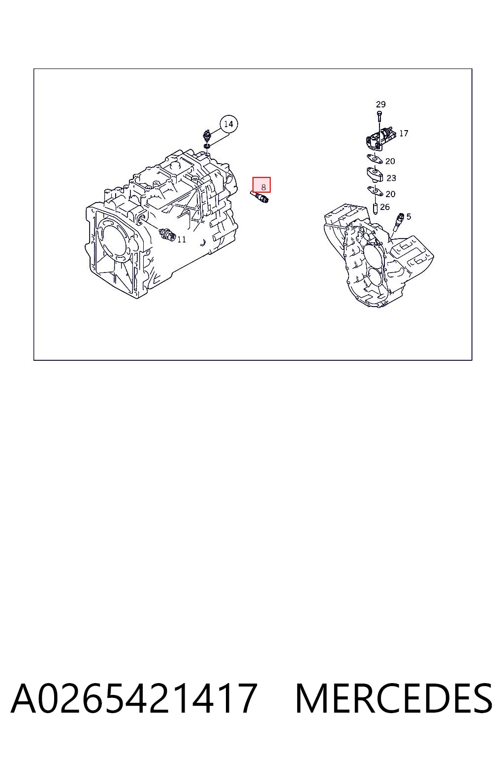 A0265421417 Mercedes