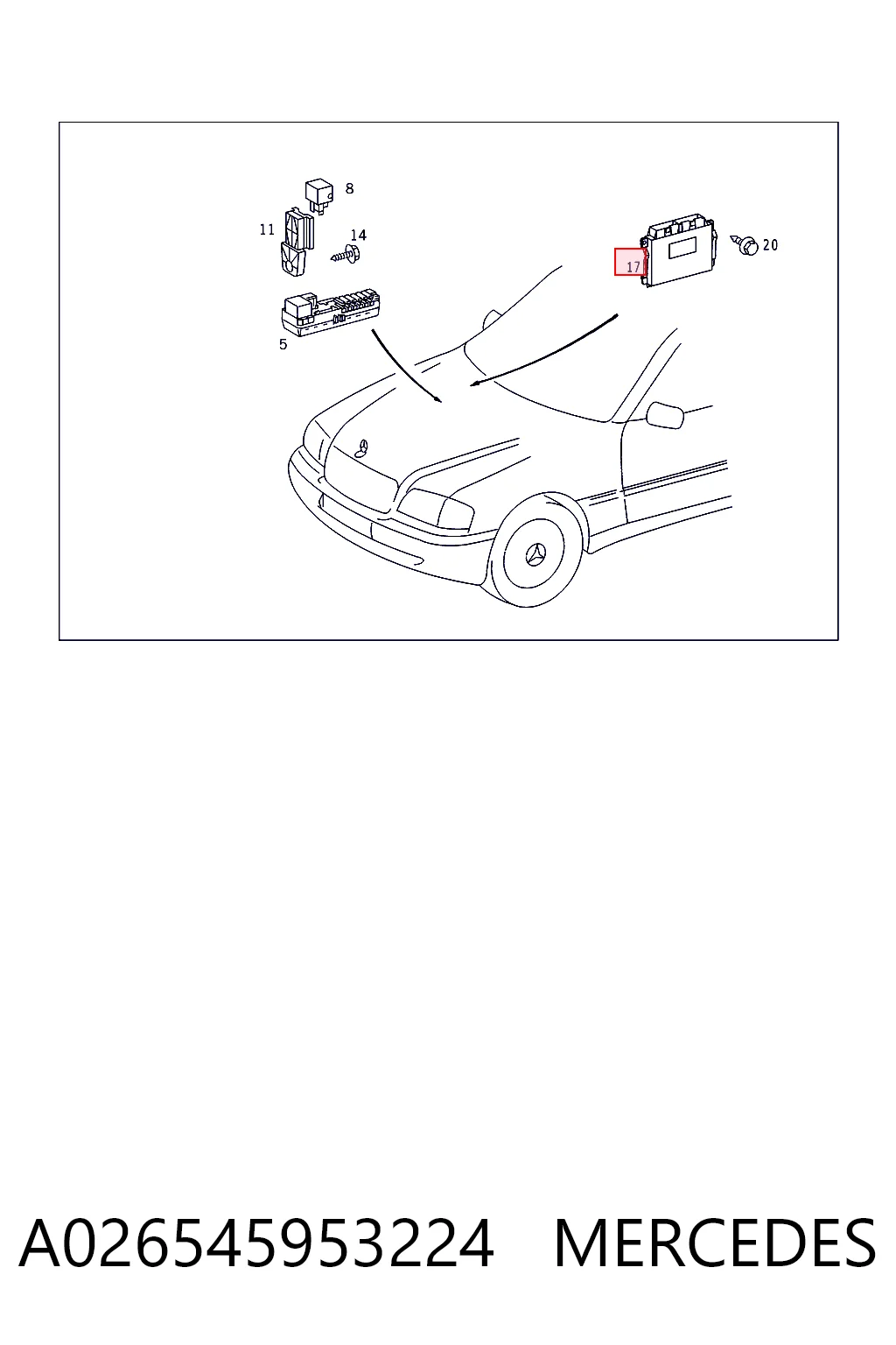 A026545953224 Mercedes