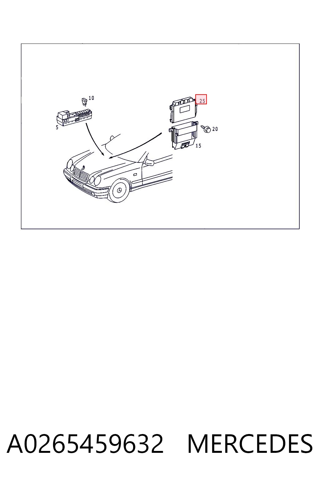  ECU Mercedes S 